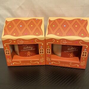 2x Mainstays‎ Holiday Gingerbread Candle 5.1oz 1 Wick